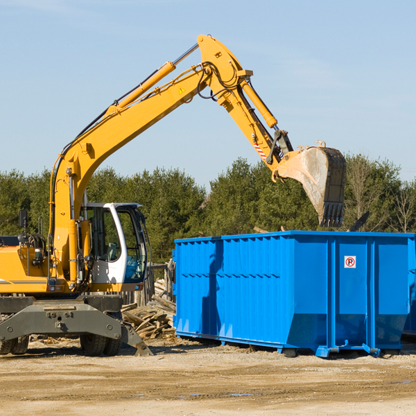 what happens if the residential dumpster is damaged or stolen during rental in Cassia County